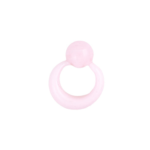 CANDY GLASS RING PINK